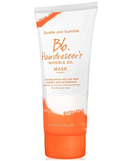 Увлажняющая маска для волос Bumble and Bumble Hairdresser's Invisible Oil, 6,7 унции, без цвета