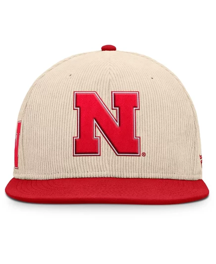 Мужская коричневая шляпа Fanatics Nebraska Huskers Catcher Snapback tan