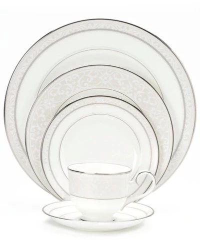 Столовый сервиз Noritake Montvale Platinum, 5 предметов, на 1 персону