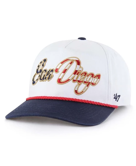 Мужская бейсболка 47 Brand San Diego Padres, белая