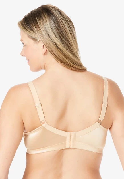 Женский бюстгальтер Comfort Choice Plus Size Satin, белый