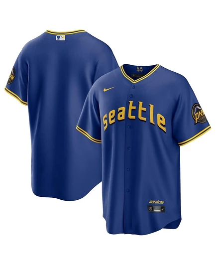 Мужская футболка Royal Seattle Mariners 2023 City Connect blue