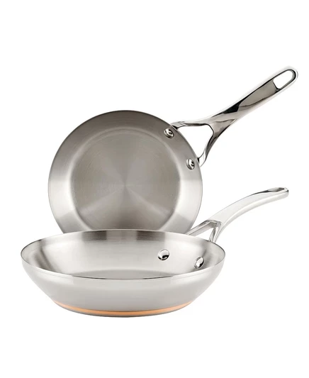 Сковороды Anolon Nouvelle Copper 8″ и 9,5″, сталь/медь