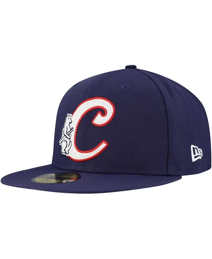 Мужская приталенная шляпа New Era с логотипом Royal Chicago Cubs Duo 2.0 59 размера 