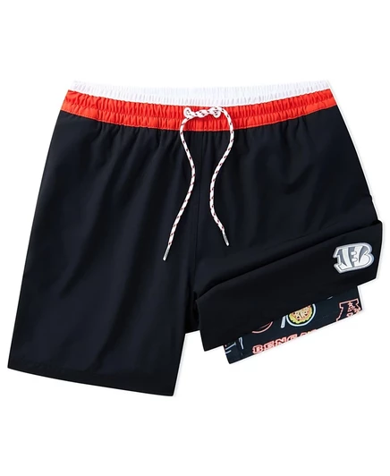 Мужские плавки Chubbies черного цвета Cincinnati Bengals на подкладке black