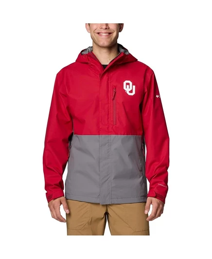 Мужская куртка Columbia Field Bound Oklahoma Sooners Omni-Tech на молнии, красная