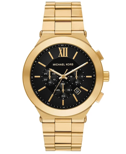 Мужские часы Michael Kors с хронографом Billie Chronograph золотистого цвета из нержавеющей стали, золото 44 мм