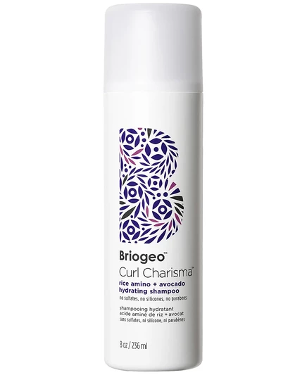 Увлажняющий шампунь Briogeo Curl Charisma Rice Amino + Avocado, 8 унций, без красителя