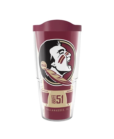 Термостакан Tervis 710 мл Florida State Seminoles, коричневый