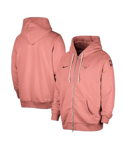 Мужская толстовка Nike Chicago Bulls на молнии, красная