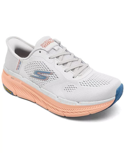 Женские слипоны Skechers с максимальной амортизацией Premier 2.0 - Кроссовки для бега Alora Athletic light gray/orange