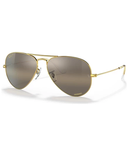 Унисекс солнцезащитные очки Ray-Ban RB3025 Aviator, золотистые