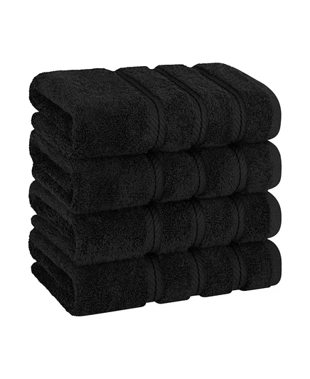Набор полотенец American Soft Linen Edison, 4 шт., черный