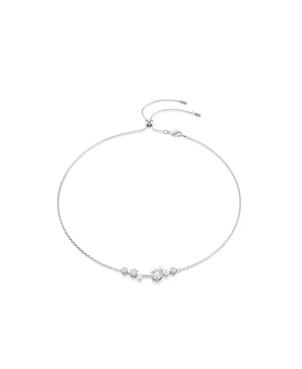 Колье Swarovski Constella круглой огранки с белым родиевым покрытием white
