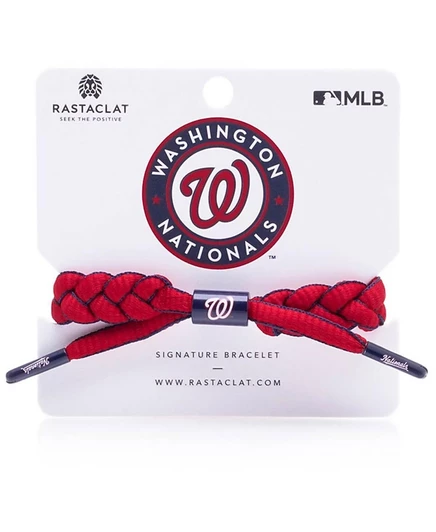 Унисекс браслет Rastaclat Washington Nationals Signature Infield, белый