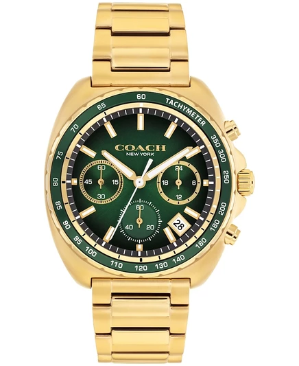 Мужские часы COACH Charter с двухцветным браслетом из нержавеющей стали, 39 мм