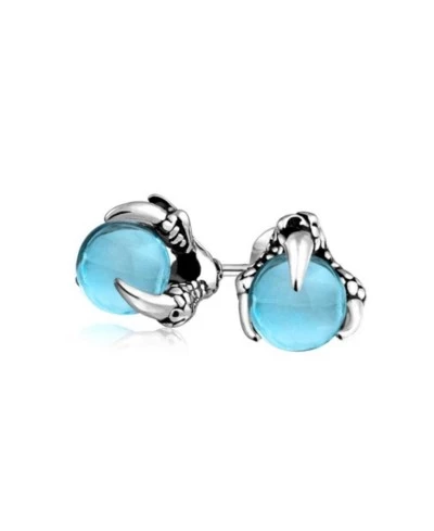 Мужские серьги Bling Jewelry Dragon Claw, синие