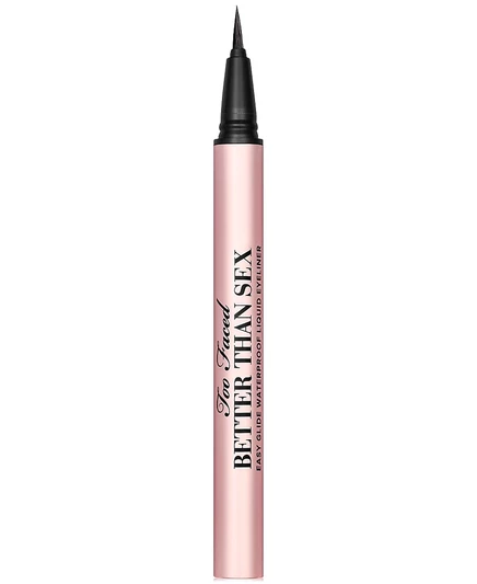 Too Faced Better Than Sex Легко скользящая водостойкая жидкая подводка для глаз черного цвета