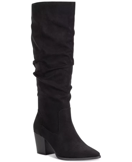 Женские модельные сапоги Elviss Slouch до колена, созданные для Macy's chestnt mc