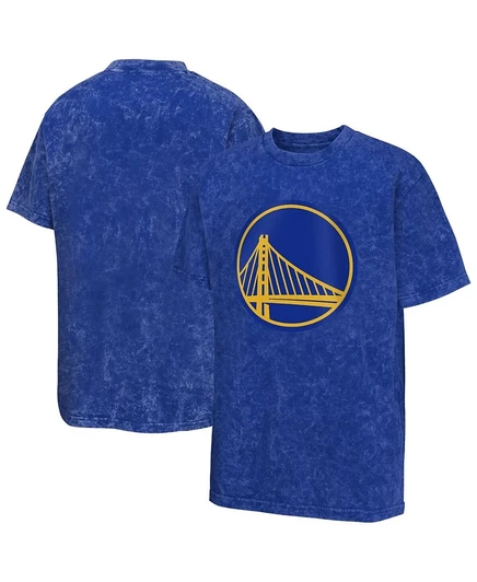 Мужская футболка Outerstuff Golden State Warriors Rugged Defense, синяя