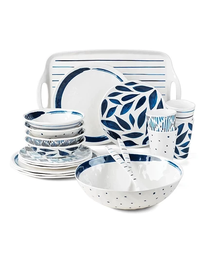 Набор посуды Lenox Blue Bay 20 пр. на 4 персоны, белый
