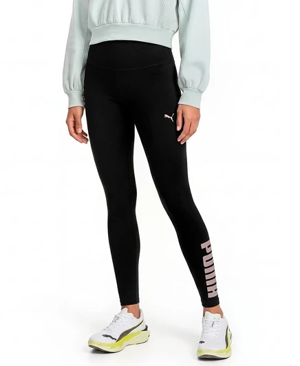 Женские легинсы Puma Athletic Graphic, черно-розовые