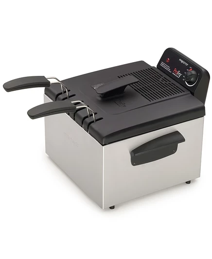 Фритюрница Presto Dual ProFry с двумя корзинами, из нержавеющей стали