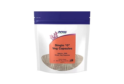 Капсулы NOW Foods пустые вегетарианские, 1000 шт