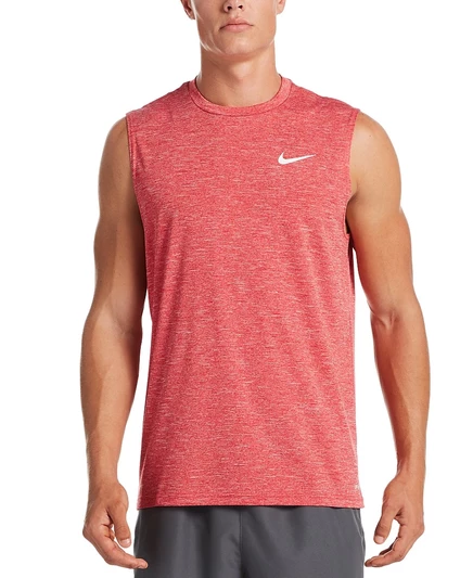 Мужская майка для плавания Nike Dri-FIT UPF 40+, красная