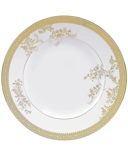 Салатная тарелка Vera Wang Wedgwood с золотым кружевом