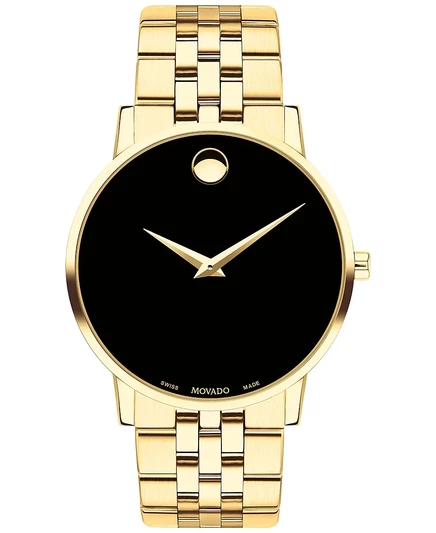 Мужские часы Movado Museum Classic 40 мм, золотистые