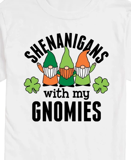 Мужская футболка AIRWAVES St Patrick's Shenanigans Homies с коротким рукавом white