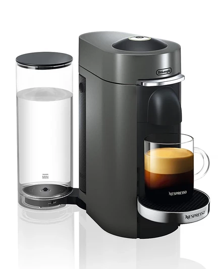 Кофемашина Nespresso Vertuo Plus Deluxe, титановая