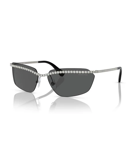 Женские солнцезащитные очки Swarovski SK7001, серебристые