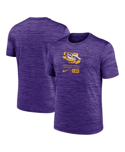 Мужская футболка Nike Campus Center Block LSU Tigers, фиолетовая