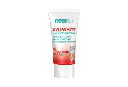 Детская зубная паста NOW Foods XyliWhite, клубничная, 85 г