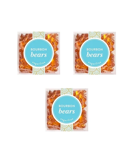 Мармелад Bourbon Bears Sugarfina, набор из 3 кубов