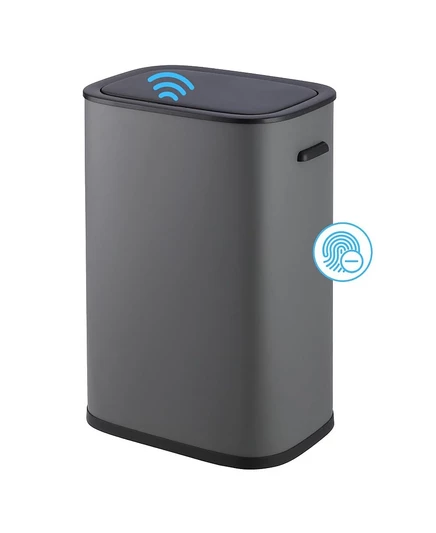 Сенсорное мусорное ведро GAOMON 50 л, серое