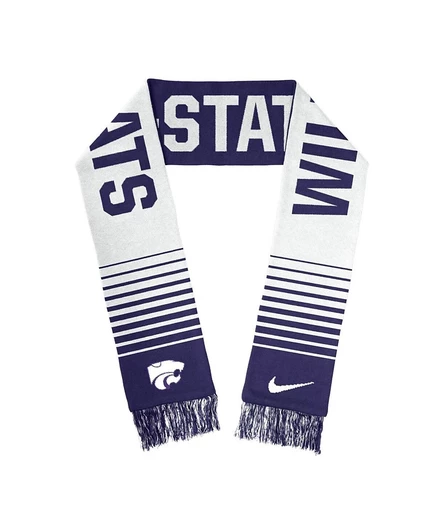 Унисекс шарф Nike Kansas State Wildcats с бахромой, фиолетовый