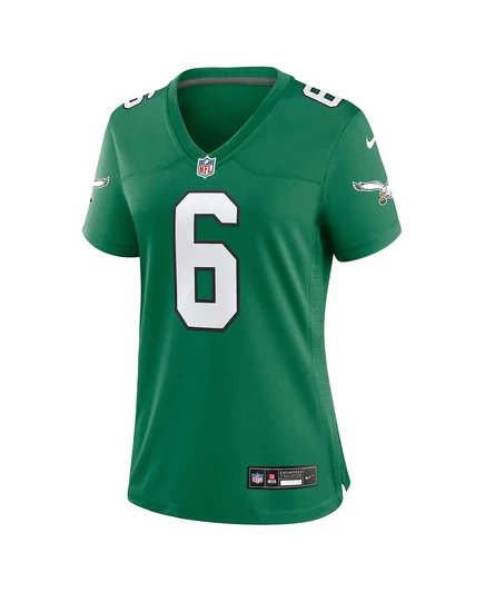 Мужская игровая футболка Nike DeVonta Smith Philadelphia Eagles от Nike kelly green