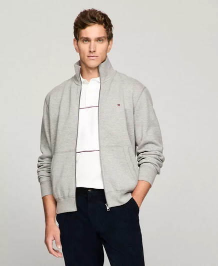 Флисовая толстовка Tommy Hilfiger Mens Essential на молнии desert sky
