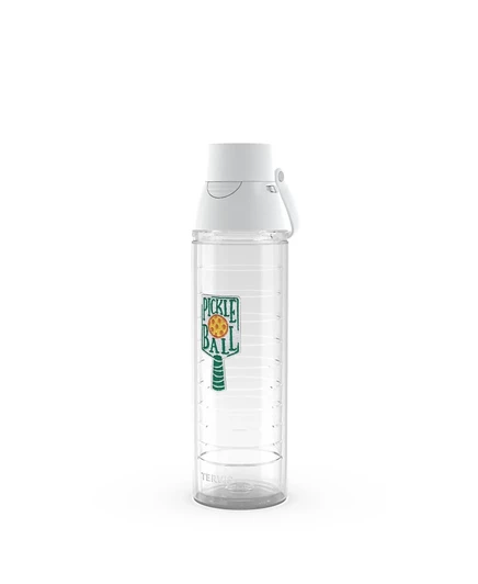 Tervis Venture Lite Pickleball Сделано в США, Стакан для путешествий с двойными стенками, сохраняет напитки холодными и горячими, бутылка для воды емкостью 24 унции, Классический