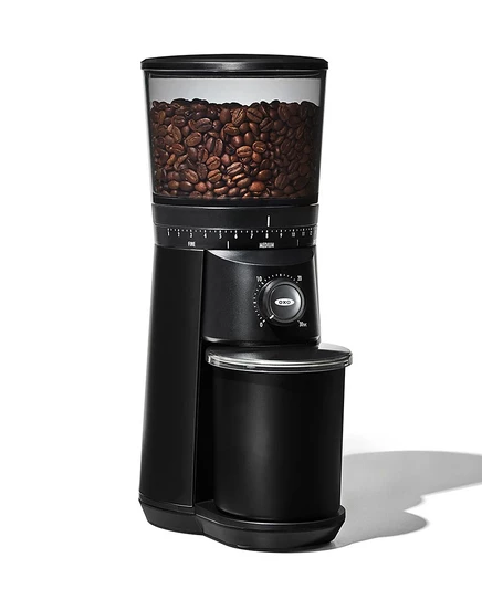 Кофемолка Oxo Brew 12,7″ конусная, нерж. сталь, черная