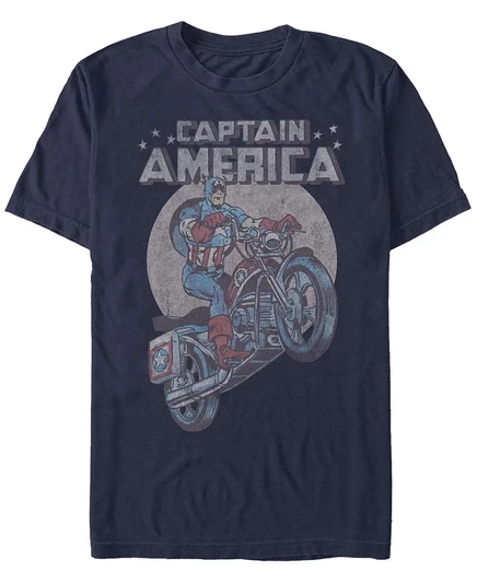 Мужская футболка Fifth Sun Captain America, синяя
