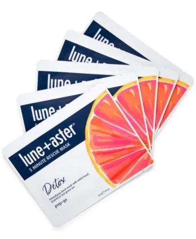 Маска для лица LuneAster 5 Minute Rescue Detox, без цвета