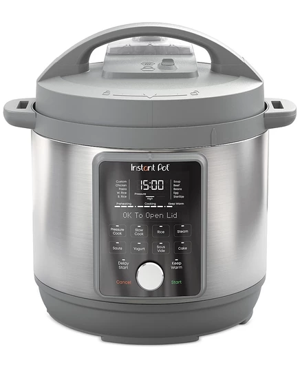 Мультиварка-скороварка Instant Pot Duo Plus 5.7 л, серый