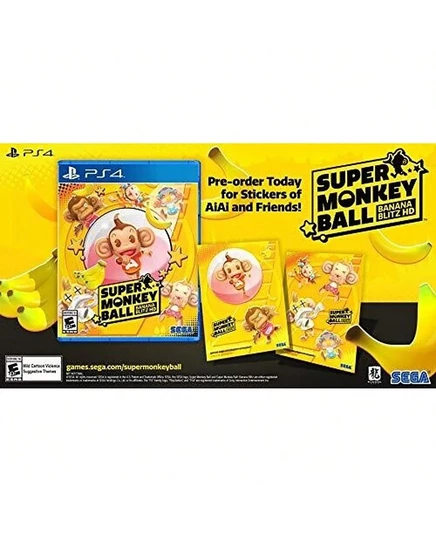 Видеоигра Sega Super Monkey Ball: Banana Blitz HD для PS4