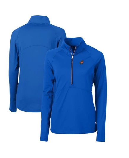 Женский пуловер Cutter & Buck Adapt Eco Knit 1/2-zip Florida Gators, синий
