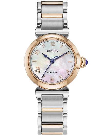 Женские часы Citizen EM1136-87D 26 мм двухцветные