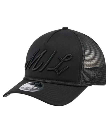 Мужская тракер-кепка new era 9forty milwaukee brewers, черная